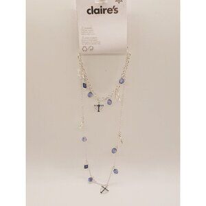 Claires Hanukkah Charm Necklace And Bracelet Set